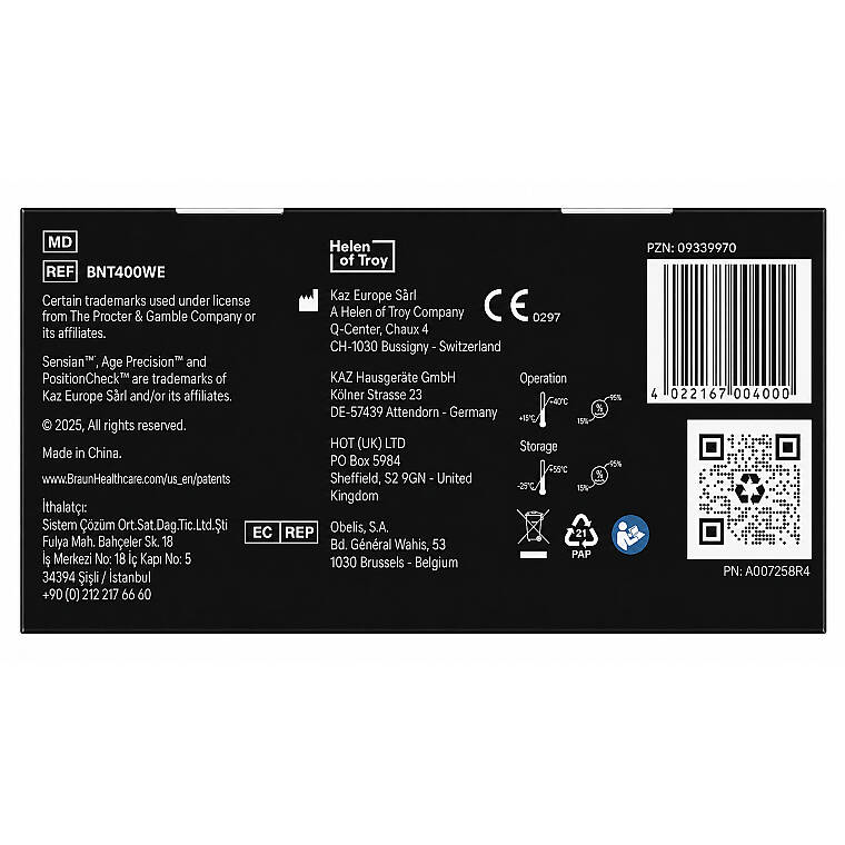 Braun BNT400 Temassız Alından Ateş Ölçer - 5