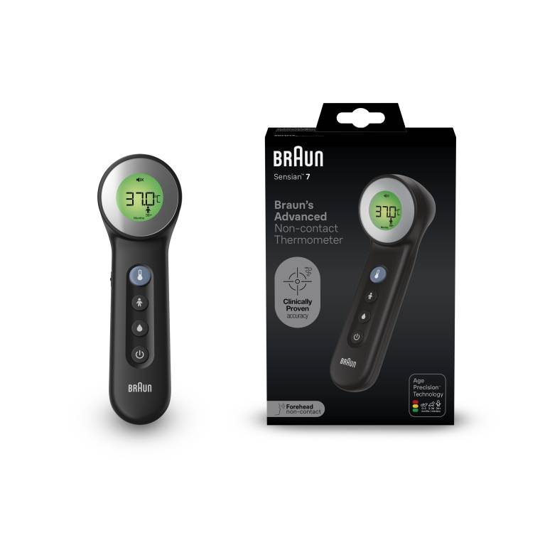 Braun BNT400 Temassız Alından Ateş Ölçer Siyah - 5