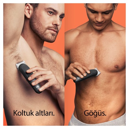 Braun BodyGroomer 3 BG 3340 SkinShield Teknolojisi, 3 Ek Parçalı Vücut Bakım Seti - Thumbnail