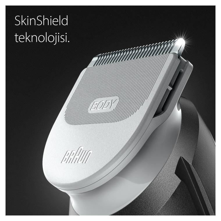 Braun BodyGroomer 3 BG 3340 SkinShield Teknolojisi, 3 Ek Parçalı Vücut Bakım Seti              - 4