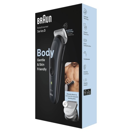 Braun BodyGroomer 3 BG 3340 SkinShield Teknolojisi, 3 Ek Parçalı Vücut Bakım Seti - Thumbnail