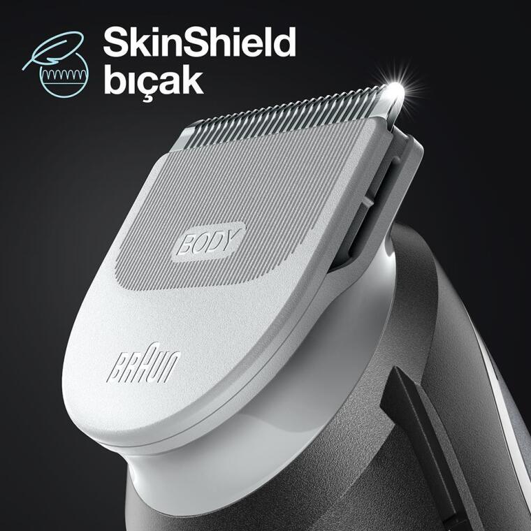 Braun BodyGroomer 3 BG 3350 SkinShield Teknolojisi, 3 Ek Parçalı Vücut Bakım Seti - 2