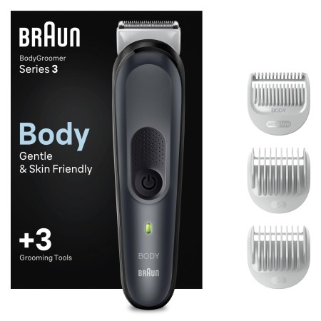 Braun - Braun BodyGroomer 3 BG 3350 SkinShield Teknolojisi, 3 Ek Parçalı Vücut Bakım Seti