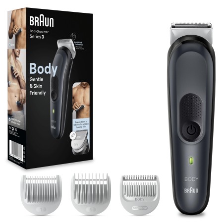 Braun BodyGroomer 3 BG 3350 SkinShield Teknolojisi, 3 Ek Parçalı Vücut Bakım Seti - Thumbnail