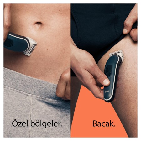 Braun BodyGroomer 5 BG 5340 SkinShield Teknolojisi, 3 Ek Parçalı Vücut Bakım Seti - Thumbnail