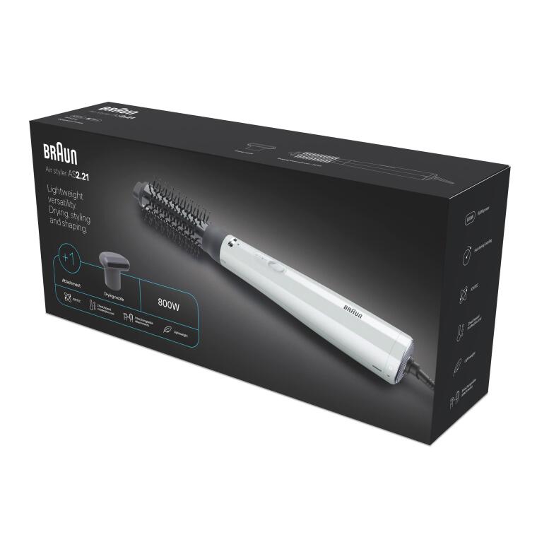 Braun BRAS221E Air Styler AS2.21 IONTEC Saç Kurutma Makinesi ve Şekillendirici, 2 Başlıklı - 3
