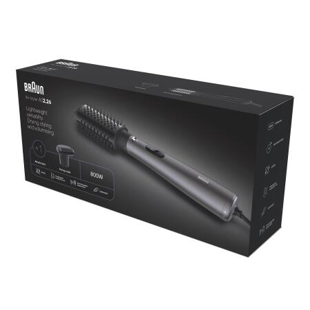 Braun BRAS226E Air Styler AS2.26 IONTEC Saç Kurutma Makinesi ve Şekillendirici, 2 Başlıklı - 3