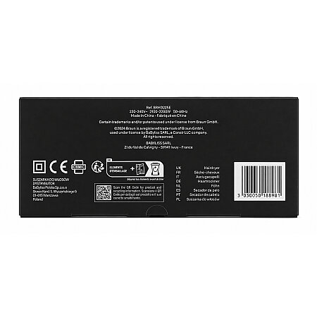 Braun BRHD435E HD4.3 IONTEC Difüzörlü Saç Kurutma Makinesi, 3 Başlıklı, 2200W - 11