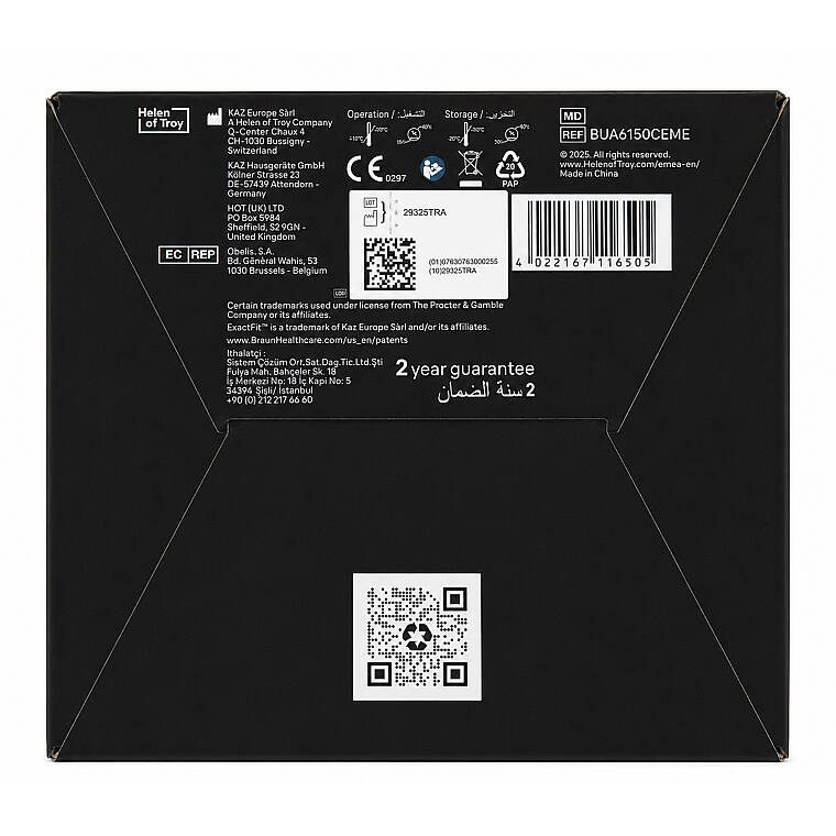 Braun BUA6150 Üst Kol Tansiyon Ölçer - Siyah - 9