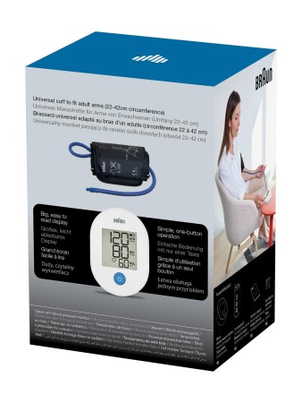 Braun ExactFit 1E BUA4000EU Koldan Tansiyon Ölçer - 8