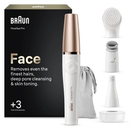 Braun FaceSpa Pro Yüz Epilatörü, + 3 Ekstra, 911