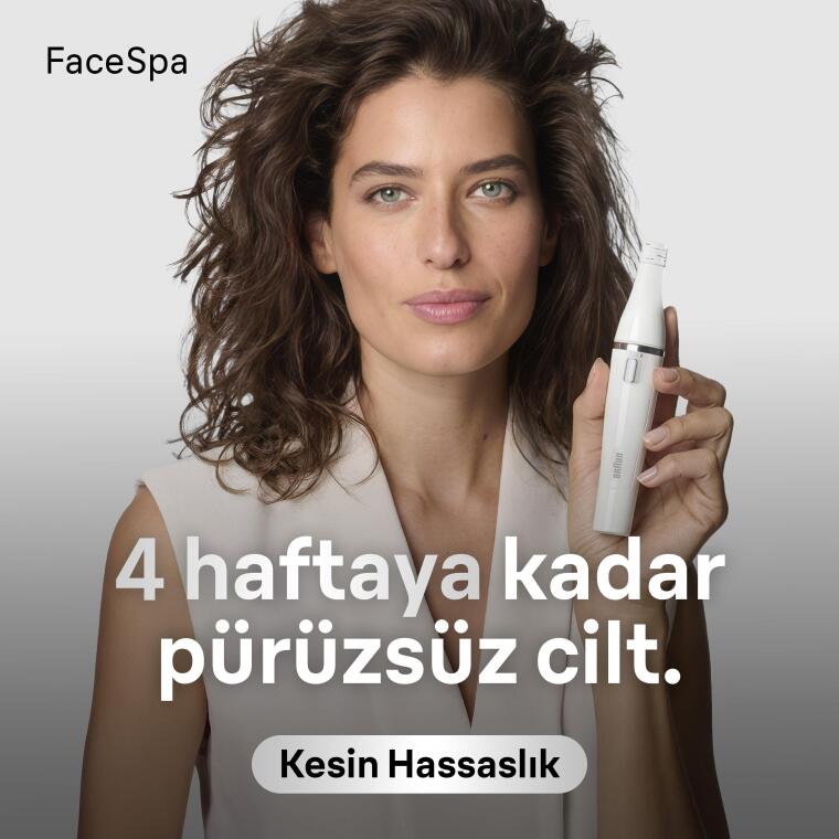 Braun FaceSpa Yüz Epilatörü, Yüz Temizleme Başlığı, 810 - 2
