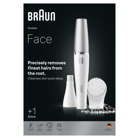 Braun FaceSpa Yüz Epilatörü, Yüz Temizleme Başlığı, 810 - 8