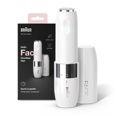 Braun FS1000 Mini Tüy Alma Makinesi + Pil ve Temizleme Fırçası, Seyahat Boy, Kablosuz Kullanım 