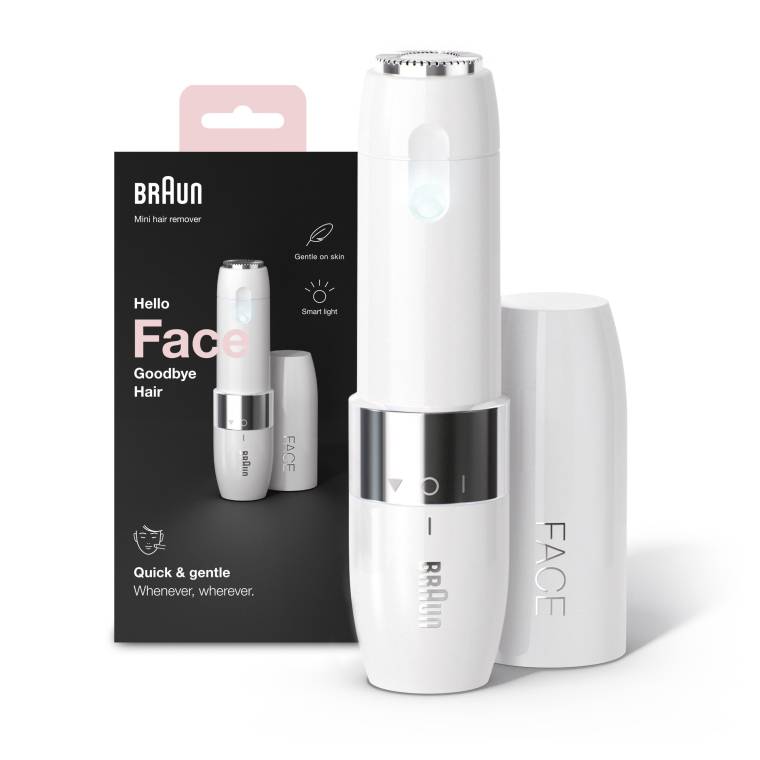 Braun FS1000 Mini Tüy Alma Makinesi + Pil ve Temizleme Fırçası, Seyahat Boy, Kablosuz Kullanım - 1