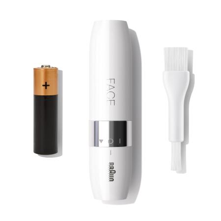 Braun FS1000 Mini Yüz Tüy Alma Makinesi Pil Ve Temizleme Fırçası, Seyahat Boy, Kablosuz Kullanım - 7