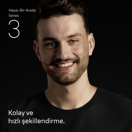 Braun Hepsi Bir Arada Series 3, 8’i 1 arada Tıraş Kiti, Keskin Bıçak, 14 Uzunluk, AIO3540 - 2