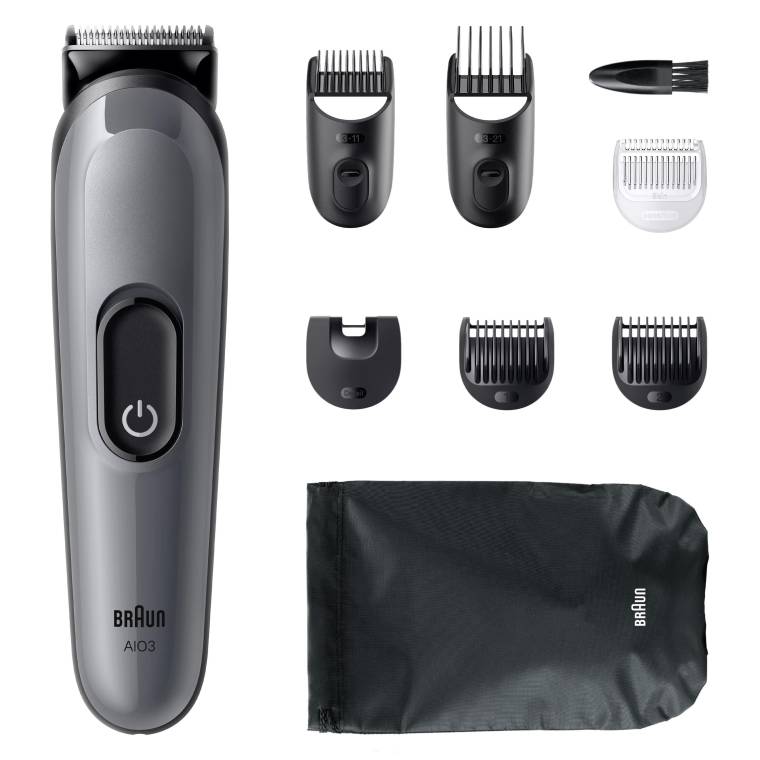 Braun Hepsi Bir Arada Series 3, 8’i 1 arada Tıraş Kiti, Keskin Bıçak, 14 Uzunluk, AIO3540 - 7