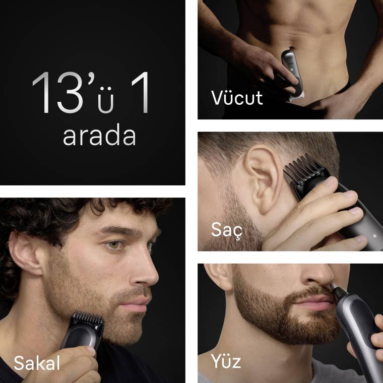 Braun Hepsi Bir Arada Series 7, 13'ü 1 arada Tıraş Kiti, ProBlade, AutoSense, AIO7560 - 3