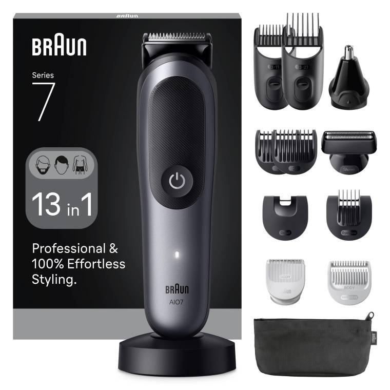 Braun Hepsi Bir Arada Series 7, 13'ü 1 arada Tıraş Kiti, ProBlade, AutoSense, AIO7560 - 1