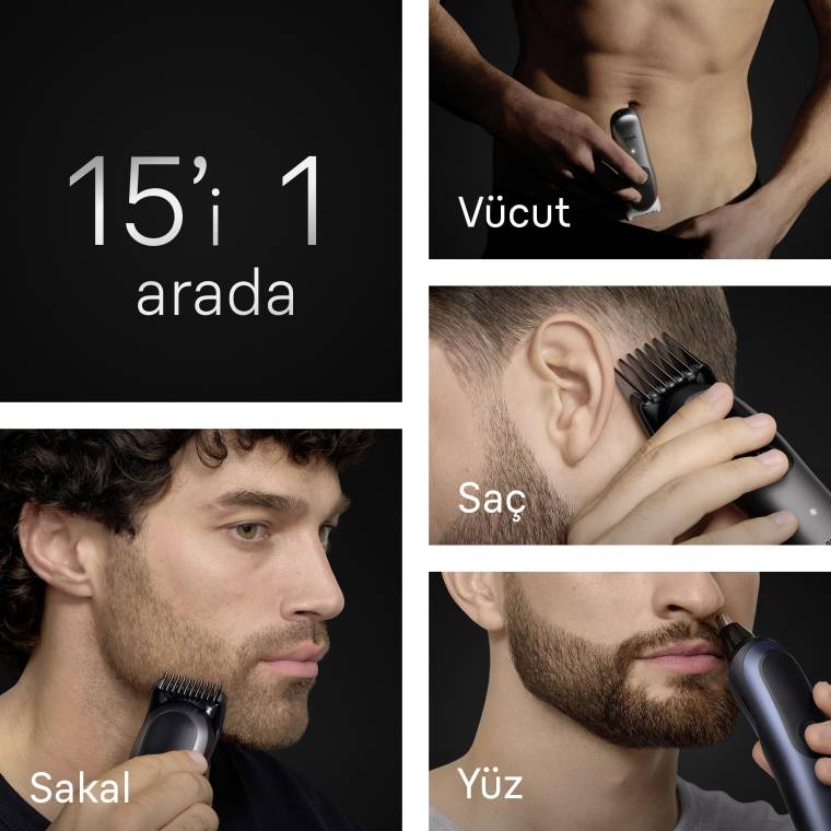Braun Hepsi Bir Arada Series 7, 15'i 1 arada Tıraş Kiti, ProBlade, AutoSense, AIO7580 - 3