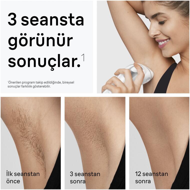 Braun IPL Silk·expert Pro 3, Evde Tüy Alma, Çanta, Venus Tıraş Makinesi, 2 Başlık ile, PL3122 - 3