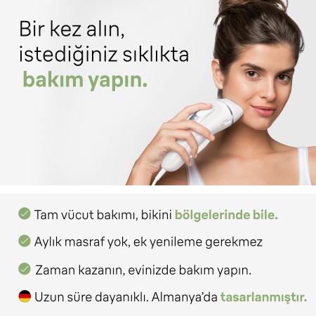 Braun IPL Silk·expert Pro 3, Evde Tüy Alma, Çanta, Venus Tıraş Makinesi, 2 Başlık ile, PL3132 - 3