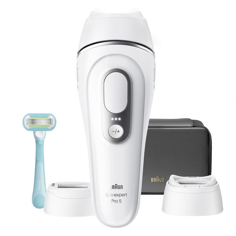 Braun IPL Silk·expert Pro 5, Evde Lazerle Tüy Alma, Çanta, Gillette Venus, 2 Başlık, PL5234 - 8