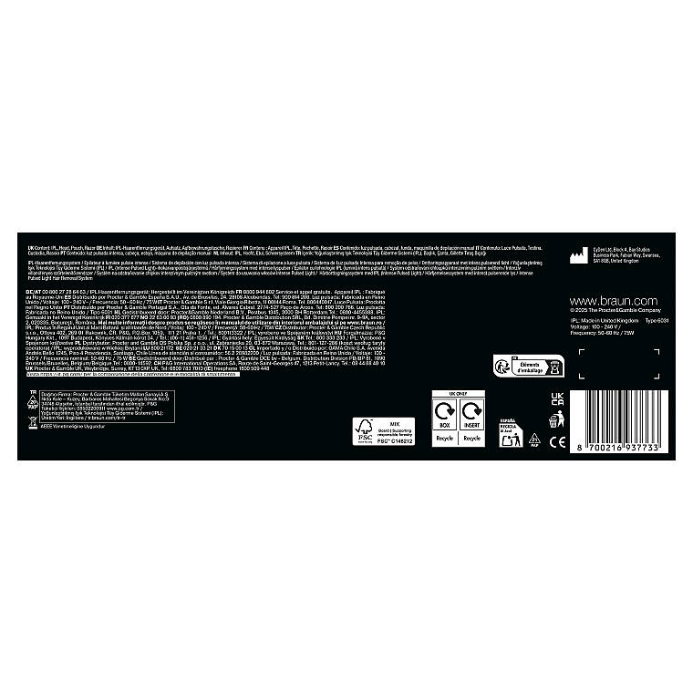 Braun IPL Silk·expert Pro 5, Evde Lazerle Tüy Alma, Çanta, Gillette Venus, 2 Başlık, PL5234 - 9