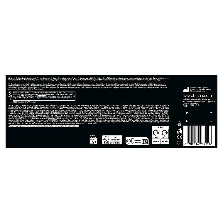 Braun IPL Silk·expert Pro 5, Evde Lazerle Tüy Alma, Çanta, Gillette Venus, 2 Başlık, PL5221 - 10