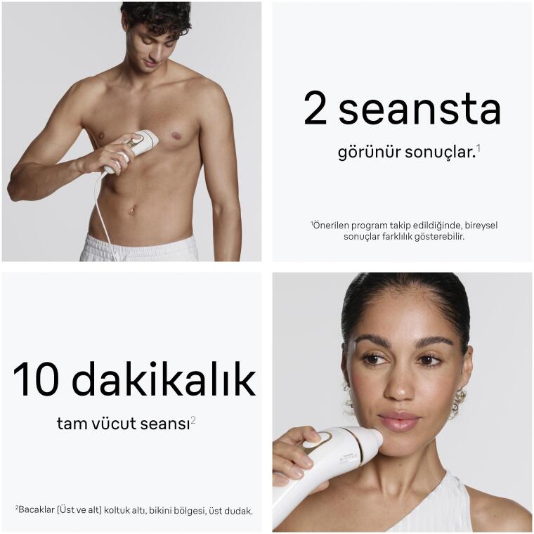 Braun IPL Silk·expert Pro 5, Evde Lazerle Tüy Alma, Çanta, Gillette Venus, 2 Başlık, PL5221 - 3