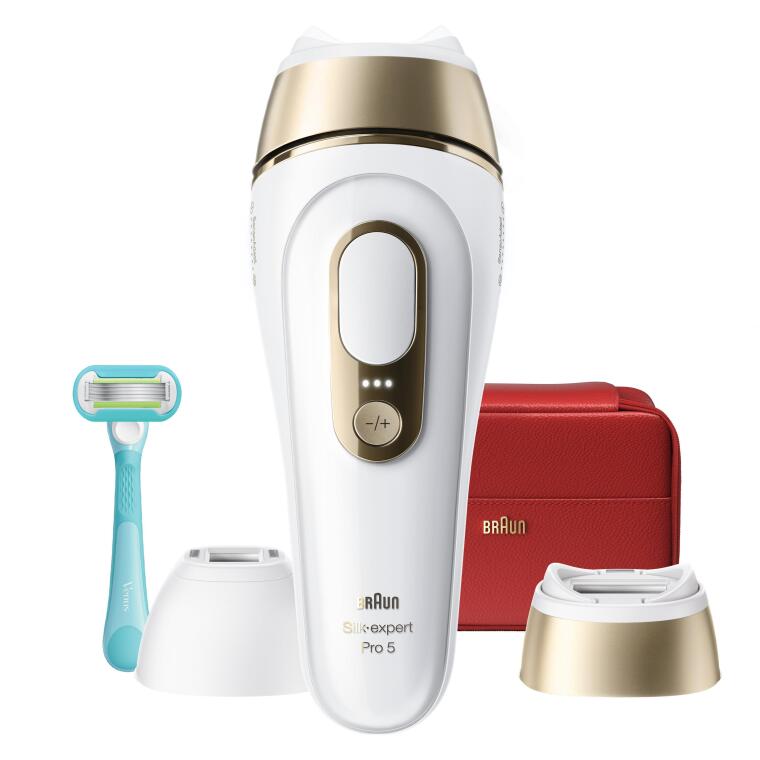 Braun IPL Silk·expert Pro 5, Evde Lazerle Tüy Alma, Çanta, Gillette Venus, 2 Başlık, PL5221 - 8