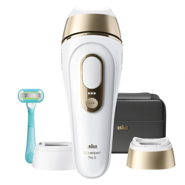 Braun IPL Silk·expert Pro 5, Evde Lazerle Tüy Alma, Çanta, Gillette Venus, 2 Başlık, PL5251 - 8