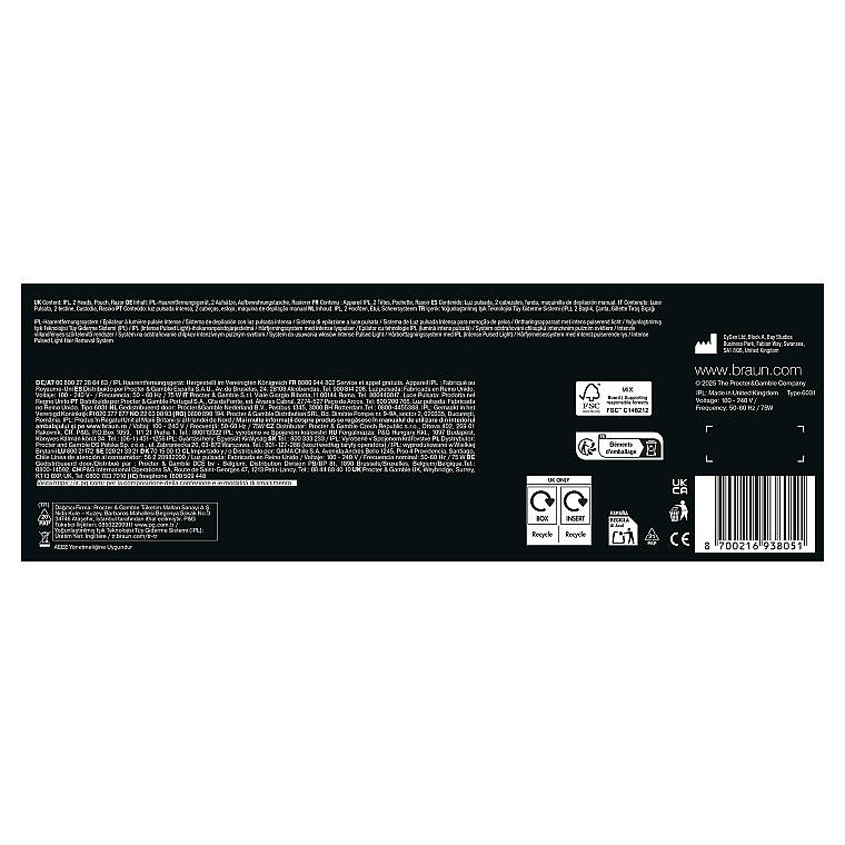 Braun IPL Silk·expert Pro 5, Evde Lazerle Tüy Alma, Çanta, Gillette Venus, 3 Başlık, PL5351 - 10