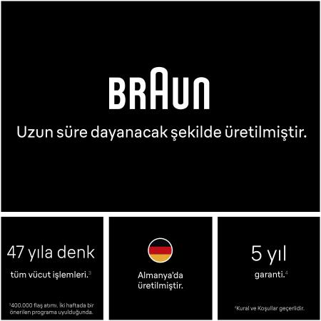 Braun IPL Silk·expert Pro 5, Evde Lazerle Tüy Alma, Mini Yüz Tüy Alma Cihazı, 4 Başlık, PL5412 - 6