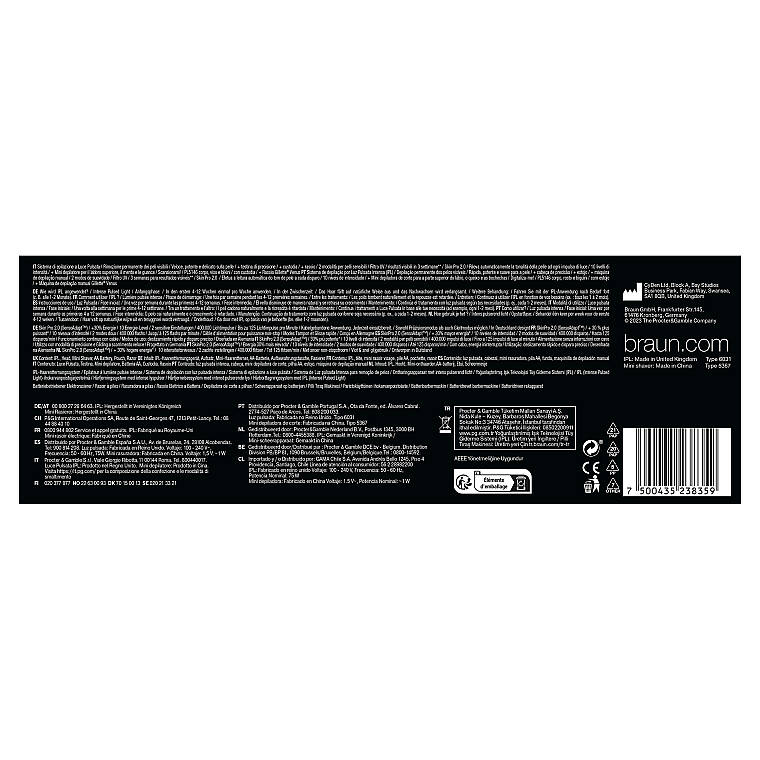 Braun IPL Silk·expert Pro 5, Evde Lazerle Tüy Alma, Mini Yüz Tüy Alma Cihazı, 2 Başlık, PL5146 - 10