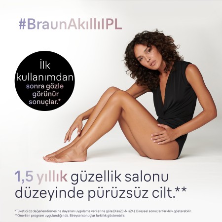 Braun IPL Skin i·expert, Evde Tüy Alma, Ücretsiz Uygulama, Çanta, Gillette Venus, 2 Başlık, PL7147 - 2
