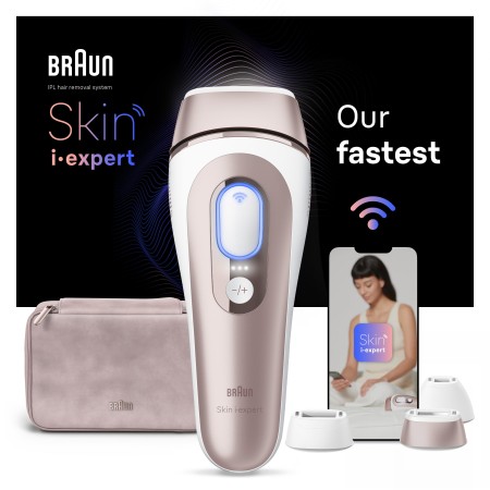 Braun - Braun IPL Skin i·expert, Evde Tüy Alma, Ücretsiz Uygulama, Çanta, Gillette Venus, 3 Başlık, PL7253