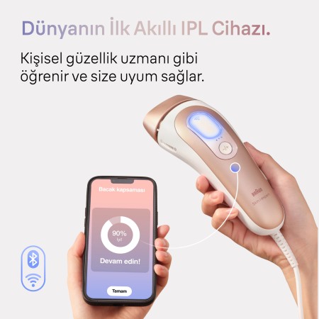 Braun IPL Skin i·expert, Evde Tüy Alma, Ücretsiz Uygulama, Çanta, Gillette Venus, 3 Başlık, PL7253 - 3
