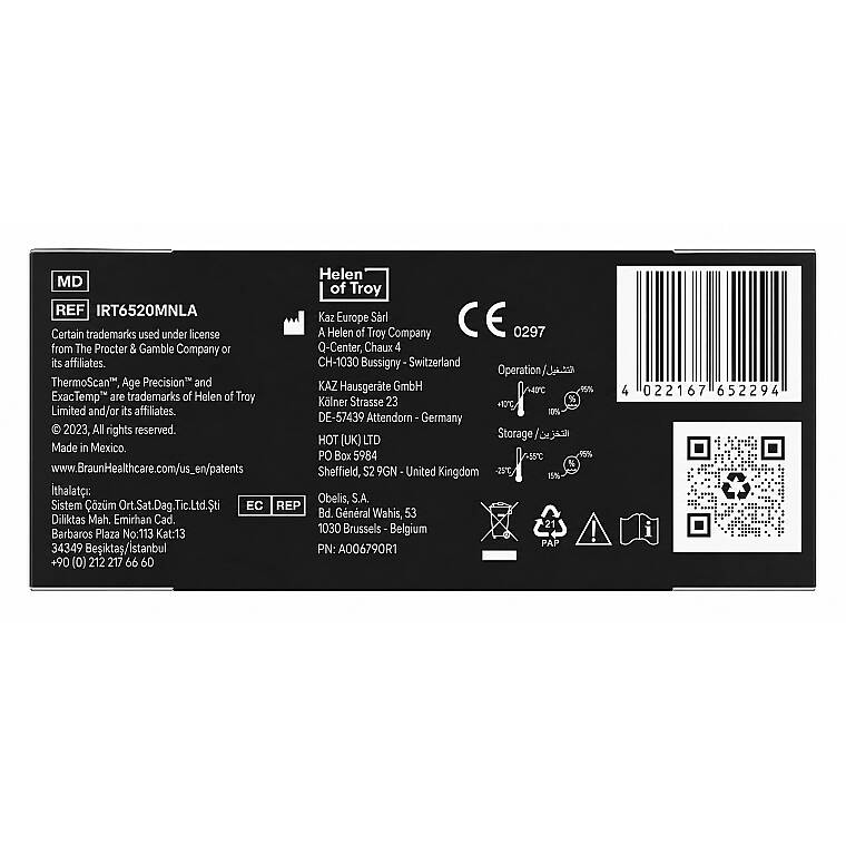 Braun IRT 6520 Thermoscan Ateş Ölçer - 8