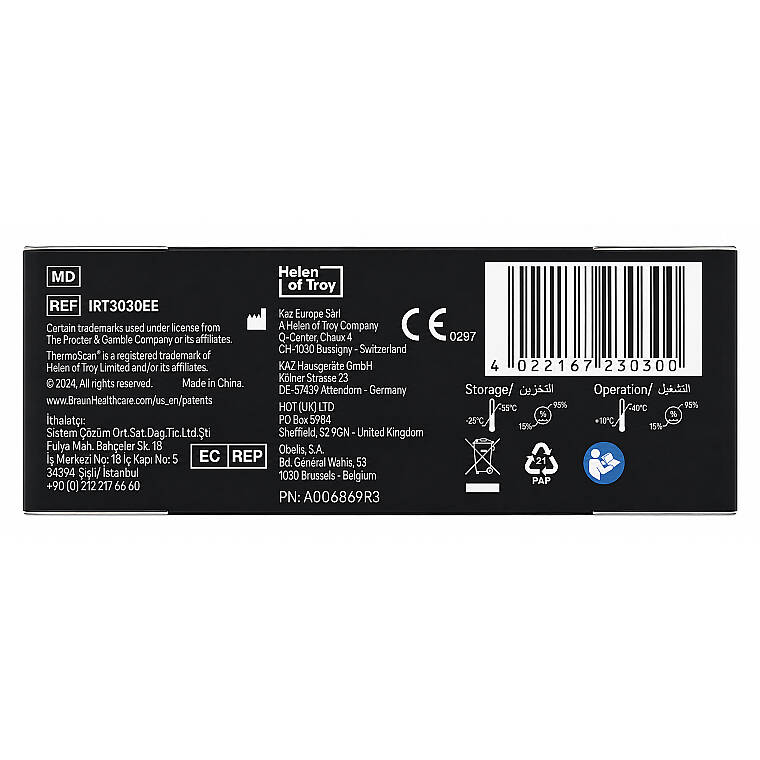Braun IRT3030 Kulaktan Ateş Ölçer - 8