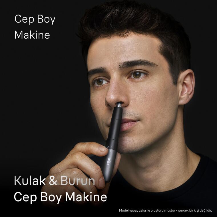 Braun Kulak ve Burun Düzeltici, Cep Boyutu, Çift Bıçak, SkinGentle, EN20 - 2