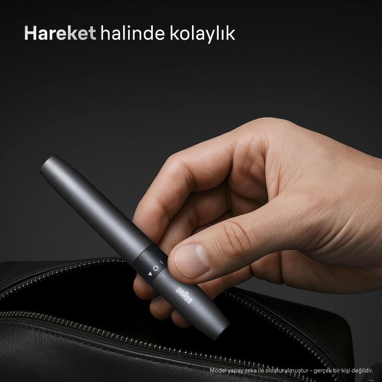 Braun Kulak ve Burun Düzeltici, Cep Boyutu, Çift Bıçak, SkinGentle, EN20 - 4