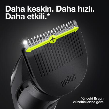 Braun MGK 5345 Erkek Bakım Kiti 7'si 1 Arada Şekillendirici + Gillette Hediye - 4