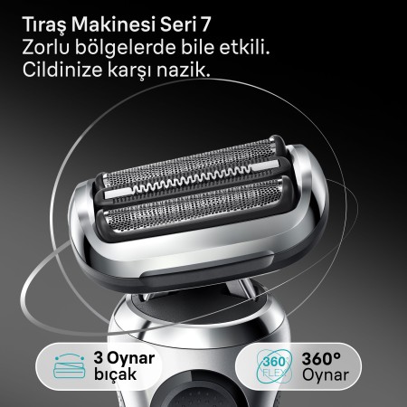 Braun N7200cc + BG3350 Hepsi Bir Arada Tıraş Paketi - Thumbnail