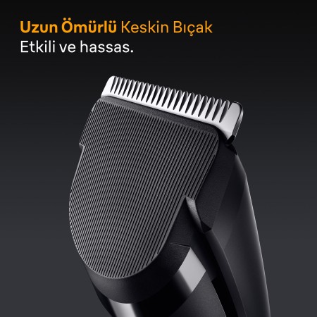 Braun Saç Kesme Makinesi Series 5, +3 Aksesuar, Ömür Boyu Keskin Bıçak, 17 Uzunluk, HC5530 - 3