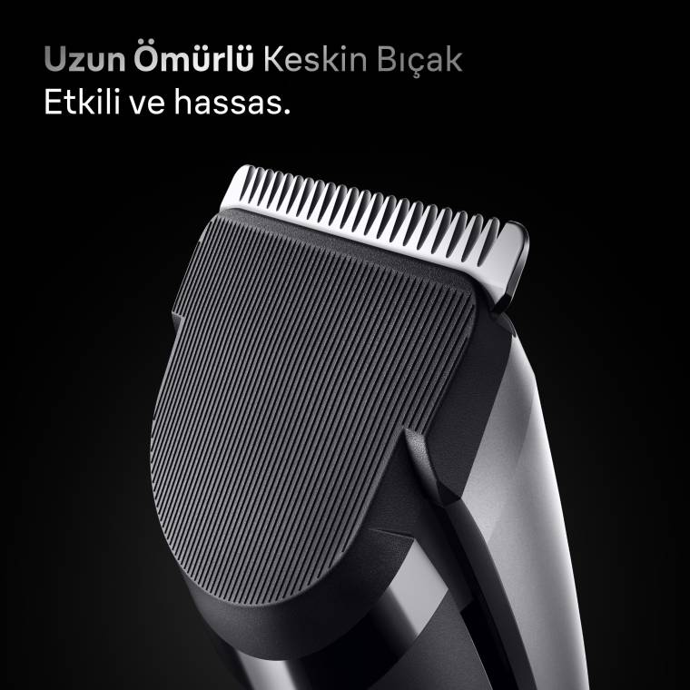 Braun Saç Kesme Makinesi Series 7, +5 Aksesuar, Ömür Boyu Keskin Bıçak, 17 Uzunluk, HC7590 - 3