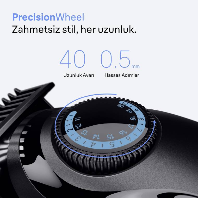 Braun Sakal Düzeltici Series 3, +3 Aksesuar, 40 Uzunluk, Keskin Bıçak, BT3520 - 3