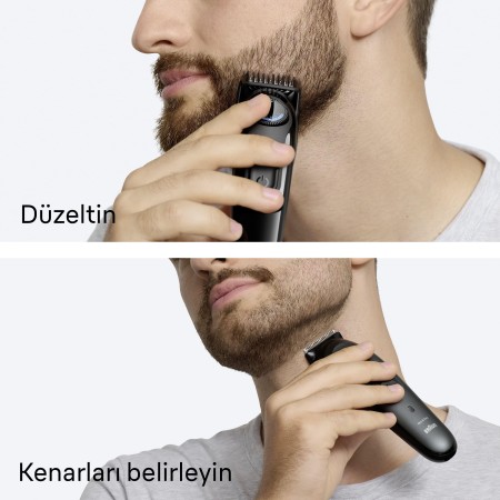 Braun Sakal Düzeltici Series 3, +3 Aksesuar, 40 Uzunluk, Keskin Bıçak, BT3520 - 5