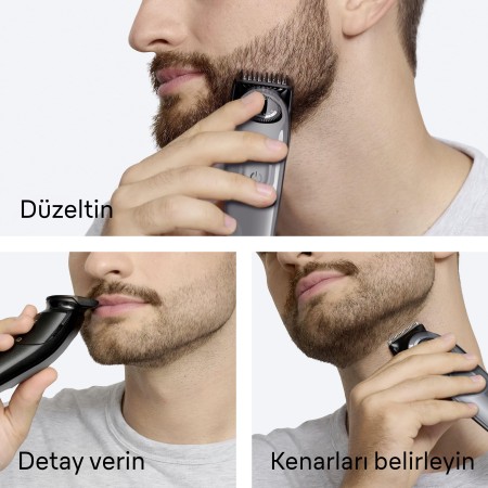 Braun Sakal Düzeltici Series 3, +5 Aksesuar, 40 Uzunluk, Keskin Bıçak, BT3560 - 5